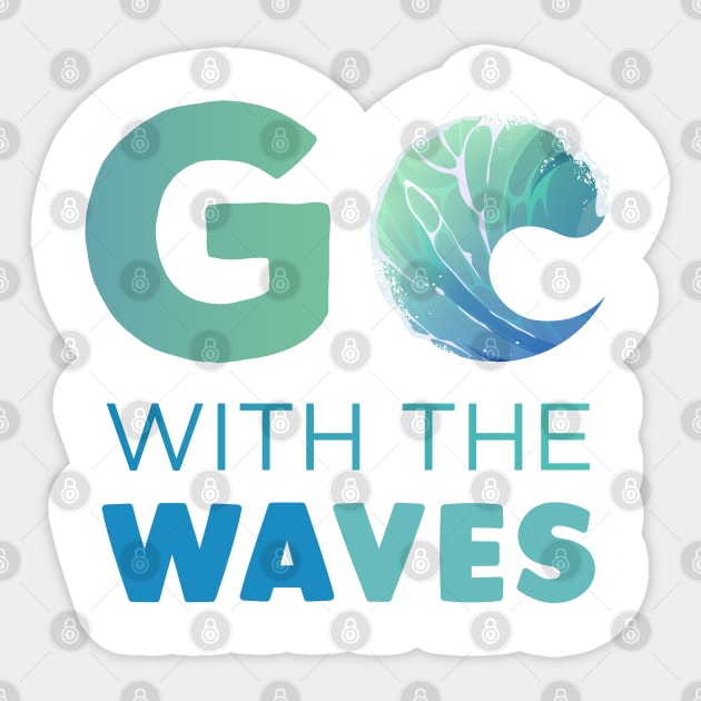 Go with the Waves Gift Sticker by Swimarts